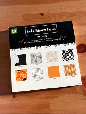 Halloween Embellishment Paper